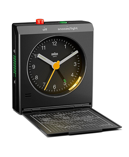 Braun BC05 Analogue Travel Alarm Clock