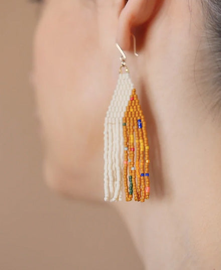 Beaded Earring, Polina