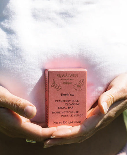 Tewin’xw Cranberry Rose Cleansing Facial Bar