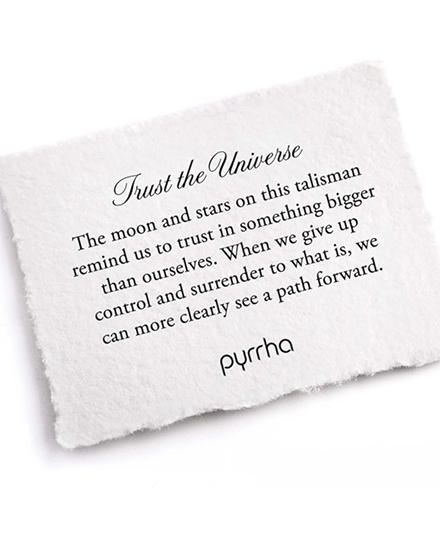 Pyrrha 'Trust the Universe' Tailsman