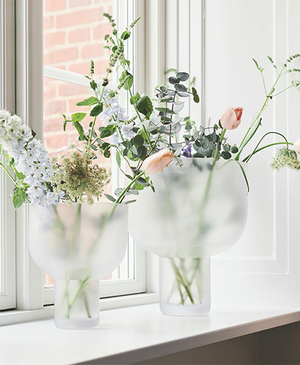 Frosted Nebl Vase