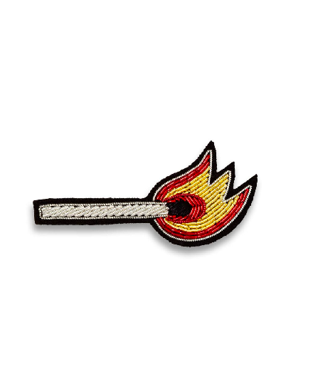 Hand Embroidered Brooch, Large
