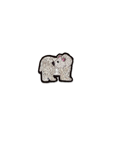 Hand Embroidered Brooch