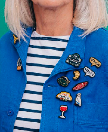 Hand Embroidered Brooch