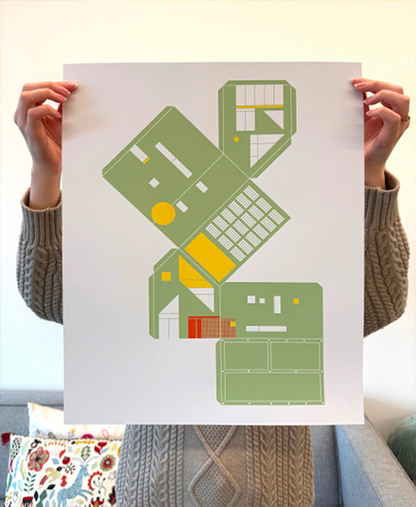 FLUEVOG HOUSE PRINT