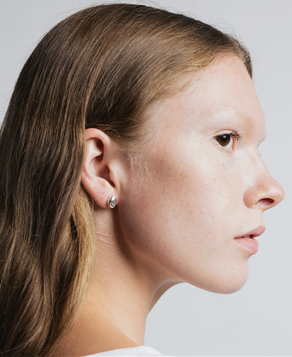 Bean Stud Earrings