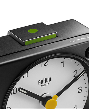 Braun BC02X Analogue Travel Alarm Clock