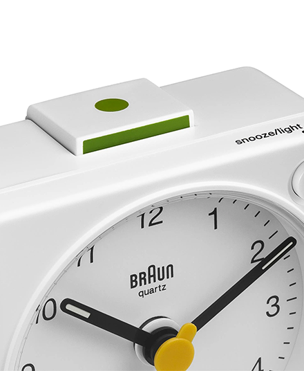 Braun BC02X Analogue Travel Alarm Clock