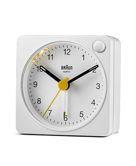 Braun BC02X Analogue Travel Alarm Clock
