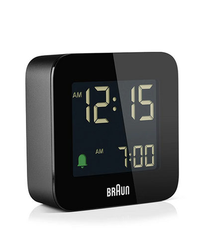Braun BC08 Digital Travel Alarm Clock