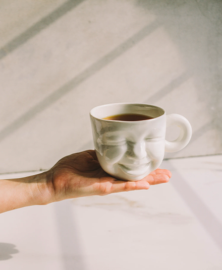 Porcelain Face Mugs