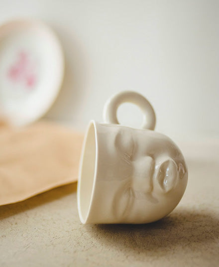 Porcelain Face Mugs