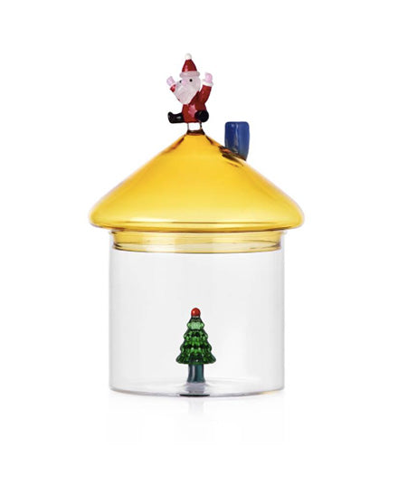 Jumping Santa Cookie Jar