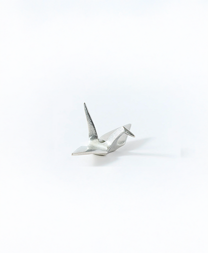 Tin Crane Incense Holder
