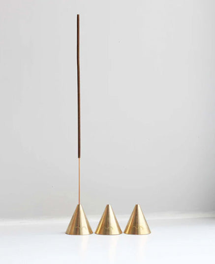 'Bits' Brass Incense Holder