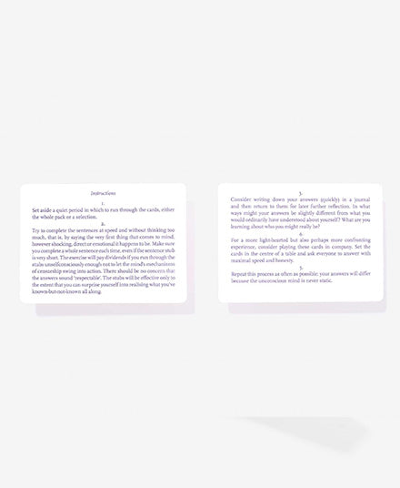 Complete The Sentence Cards