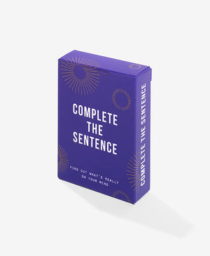 Complete The Sentence Cards