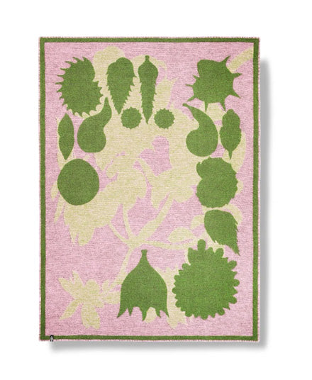 'Flor Y Mar' Wool Blanket
