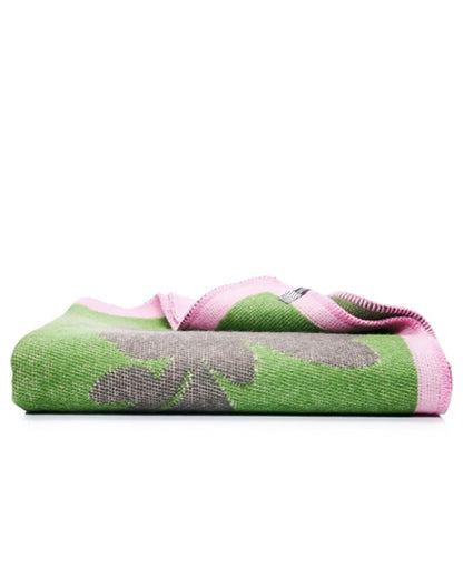 'Flor Y Mar' Wool Blanket