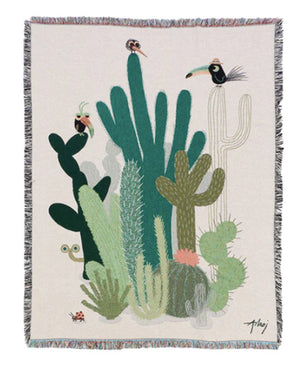 'Cactus' Throw Blanket