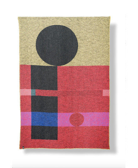 'Bauhaused' Wool Blanket