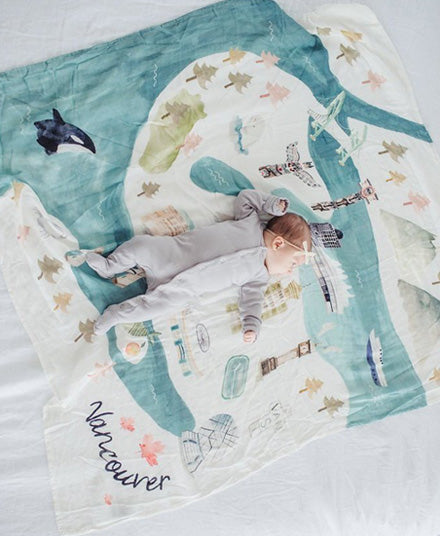 Swaddle Blanket - Vancouver