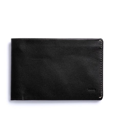 black travel wallet