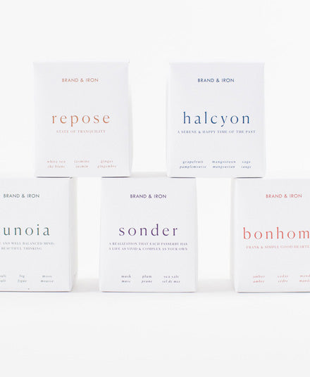 'Repose' Candle, by Brand & Iron