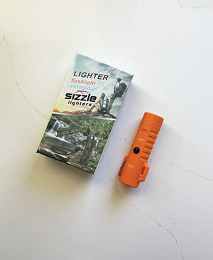 Survival Rechargeable USB Lighter, Orange