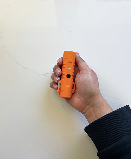 Survival Rechargeable USB Lighter, Orange