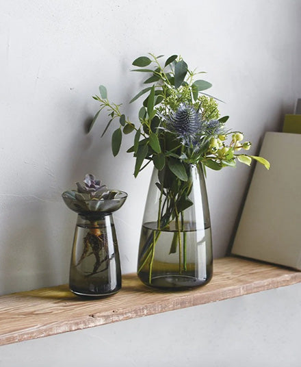 Aqua Culture Vase, Grey