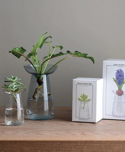 Aqua Culture Vase, Grey